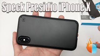 iPhone X Speck Presidio Case in Black Review [upl. by Anuahc]