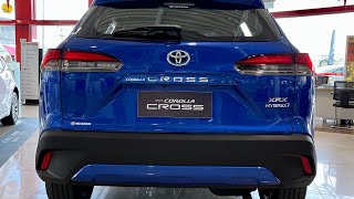 🔥🔥NOVO TOYOTA COROLLA CROSS XRX HYBRID 2023 AZUL INTERIOR GELO PAINEL DIGITAL E TECNOLÓGICO VEJA [upl. by Dranik]