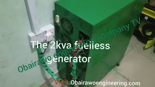 2kva fuelless generator installed at Owerri Imo state 9092024 offgrid power supply for home [upl. by Tuttle]