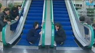 Mourners weep at escalator used by Kim Jongil [upl. by Nelak411]