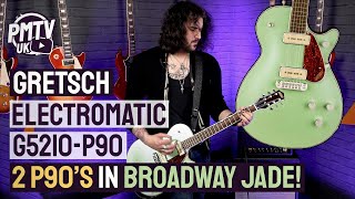 Gretsch G5210P90 Electromatic Jet In A Stunning New Broadway Jade Finish [upl. by Benny]