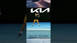 The best tips in ALCARAZ forehand Slowmo tennis alcaraz usopen [upl. by Regen798]