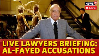 Mohamed Al Fayed Rape Accusation LIVE  Predator At Harrods BBC Documentary Hold News Conference [upl. by Laet]