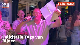 FELICITATIE TYGO VAN BIJNEN [upl. by Ybsorc]