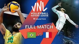 🇧🇷 BRA vs 🇫🇷 FRA  Full Match  Mens VNL 2022 [upl. by Danika]