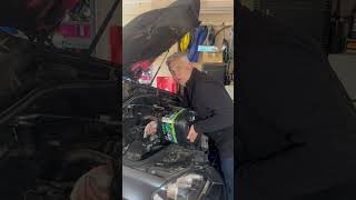 How to Service a Mercedes in Under 60 Seconds  Oil amp Filter Change shorts [upl. by Aidiruy]