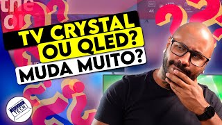 TV samsung Qled muda muito de uma Crystal UHD [upl. by Lydia13]