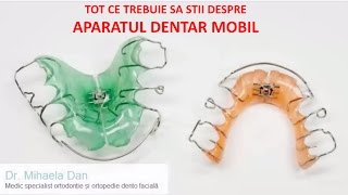 Aparat dentar mobil  cum se pune cat se poarta  ORTO IMPLANT EXPERT [upl. by Gaddi]