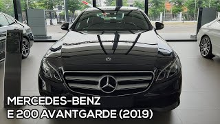 MercedesBenz E200 Avantgarde 2019  Exterior and Interior [upl. by Penn955]