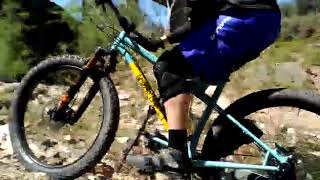 Riding the Nordest Bardino Hardtail Enduro MTB [upl. by Tuneberg]