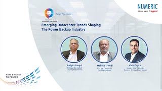 Panel Discussion  Emerging Datacenter Trends Shaping The Power Backup Industry  Numeric UPS [upl. by Kolosick]