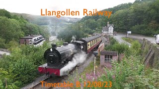 Llangollen Railway Timetable B 120823 [upl. by Dorfman564]