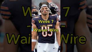 🏈 Week 7 Waiver Wire Targets [upl. by Acinorav]