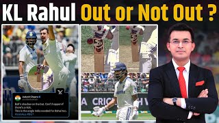 IND vs AUS  Out or NOT out Cricket experts raise questions about KL Rahul’s dismissal [upl. by Iila]