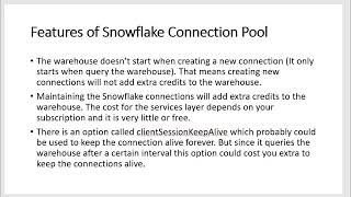 Snowflake Connection Pool [upl. by Eira]