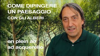 Come dipingere gli alberi enplein air Felice Feltracco [upl. by Anawyt933]