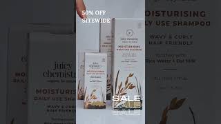 Moisturising Daily Use Shampoo Juicy Chemistry Black Friday Special 50 Off Sitewide [upl. by Barby]