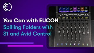 Spill Folder Tracks with Avid S1  You Can with EUCON [upl. by Cormier806]