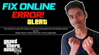 File Required Play GTA Online Error Fix  GTA 5 Tutorial Hindi [upl. by Orag]