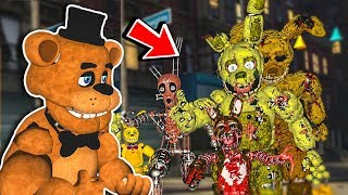 FREDDY ZOMBIE SPRINGTRAP SURVIVAL  Garrys Mod Gameplay  FNAF Gmod Spotlight [upl. by Yekcim]