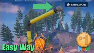 Easily Use Ascenders or Zip Lines in Different Matches  Fortnite Week 8 Weekly Quest [upl. by Jeroma936]