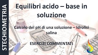 Idrolisi Salina 4  Esercizi di STECHIOMETRIA commentati [upl. by Sum]