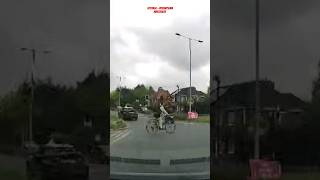 Cyclist Pulls Out in front of Cars DashCam UKDashCam Driving Cyclist Cycling Trending Shorts [upl. by Groome]