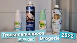 Trockenshampoos aus der Drogerie 2022 meine Empfehlungen [upl. by Repmek]