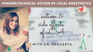 pharmacological action of local anesthetics [upl. by Yllet136]