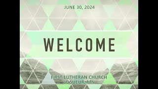 June 30 2024  900am Sunday Worship [upl. by Fawne]