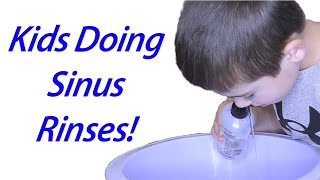 Pediatric Nasal Rinse  How a Sinus Rinse is Performed in Kids [upl. by Ambler412]