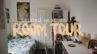 realistic second year uni room tour  small uni room inspiration [upl. by Nalyd]