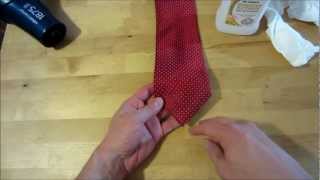 Silk Tie Stain Removal [upl. by Molton]