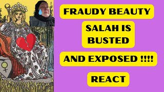 FRAUDY BEAUTY SALAH IS BUSTED AND EXPOSED REACT [upl. by Ellitnahc32]