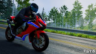 The Crew 24 minutes of relaxed drivingHonda CBR1000RR SP2part8 [upl. by Couchman]