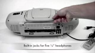 Califone Performer Plus 2455 Boombox for Audio Amplification [upl. by Mcdonald]