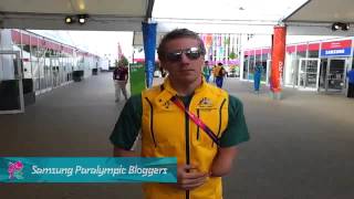 Matt Cowdrey  First blog Paralympics 2012 [upl. by Swen985]