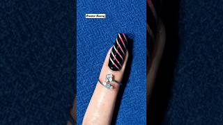 Easy striping tape nail design 😜2024nailart trending youtube shorts [upl. by Drolet]