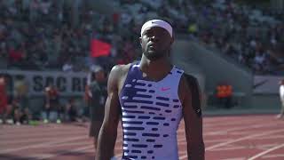 Rai Benjamin Destroys Mt SAC Relays 400m Hurdles Record [upl. by Amoihc]