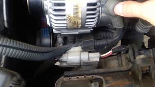 Toyota Corolla 98 to 02 Alternator replacement Overview [upl. by Egag]