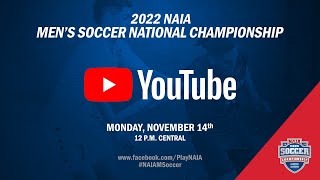 2022 NAIA Mens Soccer National Championship Selection Show [upl. by Nohj643]