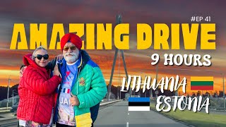 EP41 LITHUANIA to ESTONIA 9 HOURS By The Turban Traveller [upl. by Retsev]