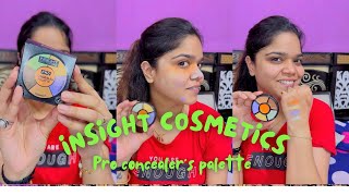 Insight cosmetics pro concealer palette review  Insight concealer palette swatches  Madhuri Vogue [upl. by Idnac518]