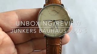 Junkers Bauhaus 60605 Automatic Watch unboxingreview from your average consumer [upl. by Docilla]