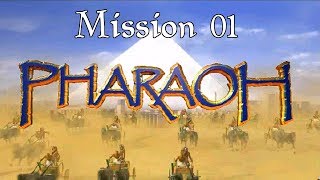 Lets Play Pharaoh Hard  Mission 01  Nubt Naqada  1080p Widescreen [upl. by Mussman]