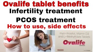 Ovalife  myoinositolvit D3Lmethylfolate infertilityPCOS  How to use  side effects [upl. by Bailie]