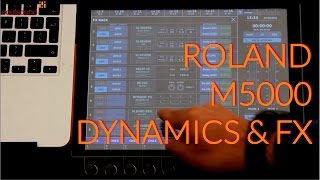 Roland M5000  Patching FX amp Dynamics [upl. by Seema]