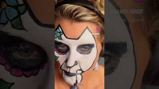 De Los Muertos Sugar Skull Makeup amp Body Painting Tutorial [upl. by Prince]