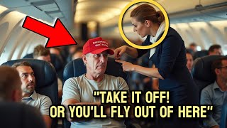 Flight Attendant Kicked Out Republican In MAGA Hat Not Knowing He Owns The Airline [upl. by Ajnos]