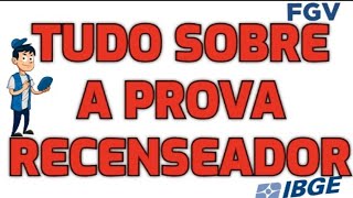 ATENÇÃO IBGE 2022 COMO VAI SER A PROVA DE RECENSEADOR saiba agora informações importantíssimas [upl. by Merow575]